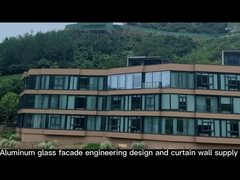 Алюминиевые стеклянные проектирование фасада и поставка ненесущей стены