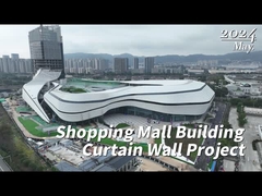 Звукозащитная стеклянная завеса с унифицированным стеклянным стеклянным стеклом