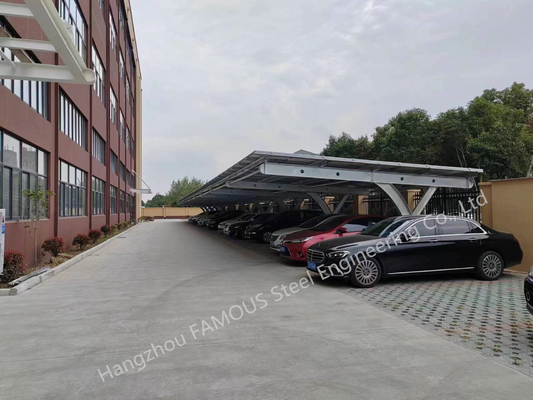 Коммерчески солнечный автопарк Bausatz для структур автопарка PV экологически чистой энергии тени Prefab