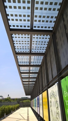 BIPV Building Integrated PV Glass Facade Bifacial Perc Mono Crystalline Solar Panel Half Cut Cell (Интегрированный фотоэлектрический стеклянный фасад с двусторонним перком монокристаллической солнечной панели)