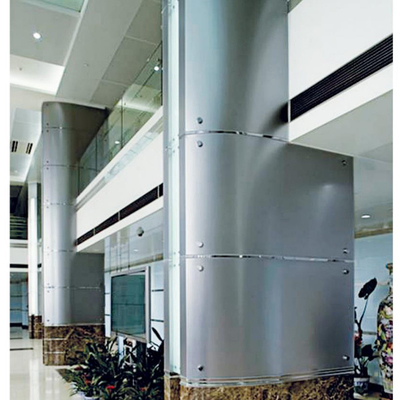 Цветные алюминиевые колонны Modern Metal Aluminum Exterior Wall Cladding