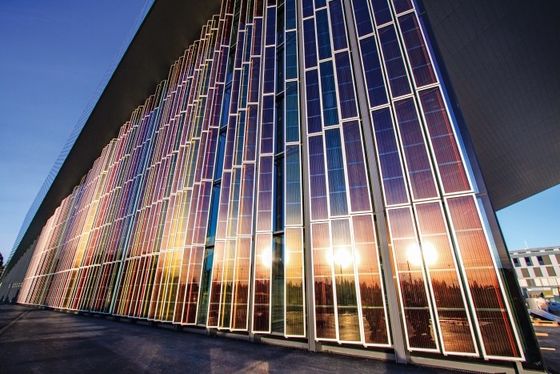 T5 модули ранга BIPV солнечные PV для провентилированной системы фасада